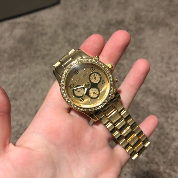 Michael Kors Accessories - Michael Kors MK-1038 Gold Watch